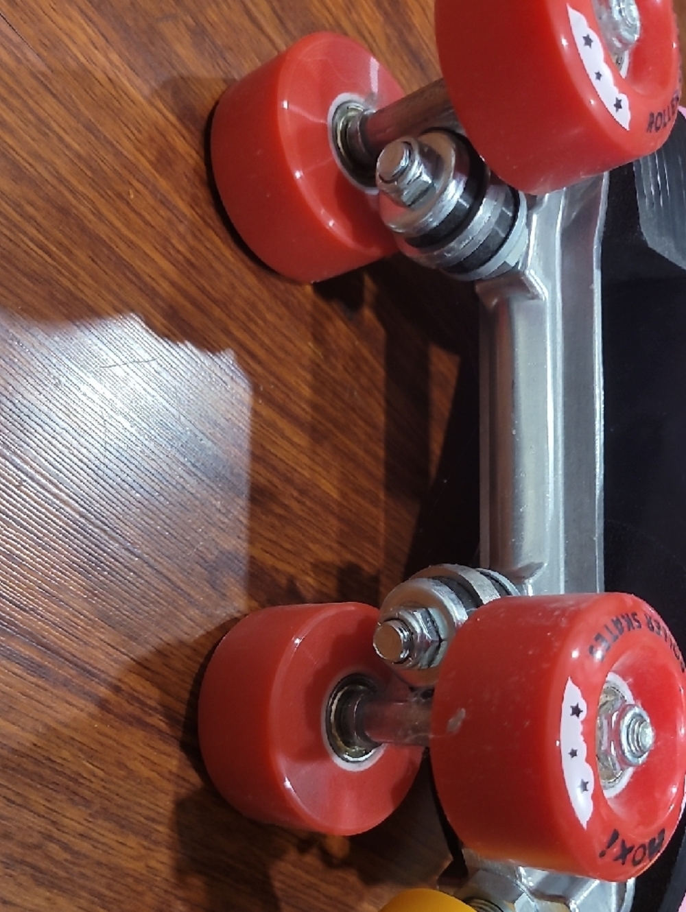 Pink Rainbow Retro Roller Skates - Picture 2 of 4